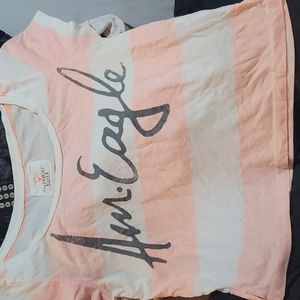 American Eagle long crop shirt. Medium.